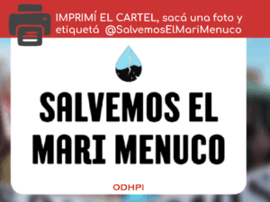Camaña: Salvemos el Mari Menuco