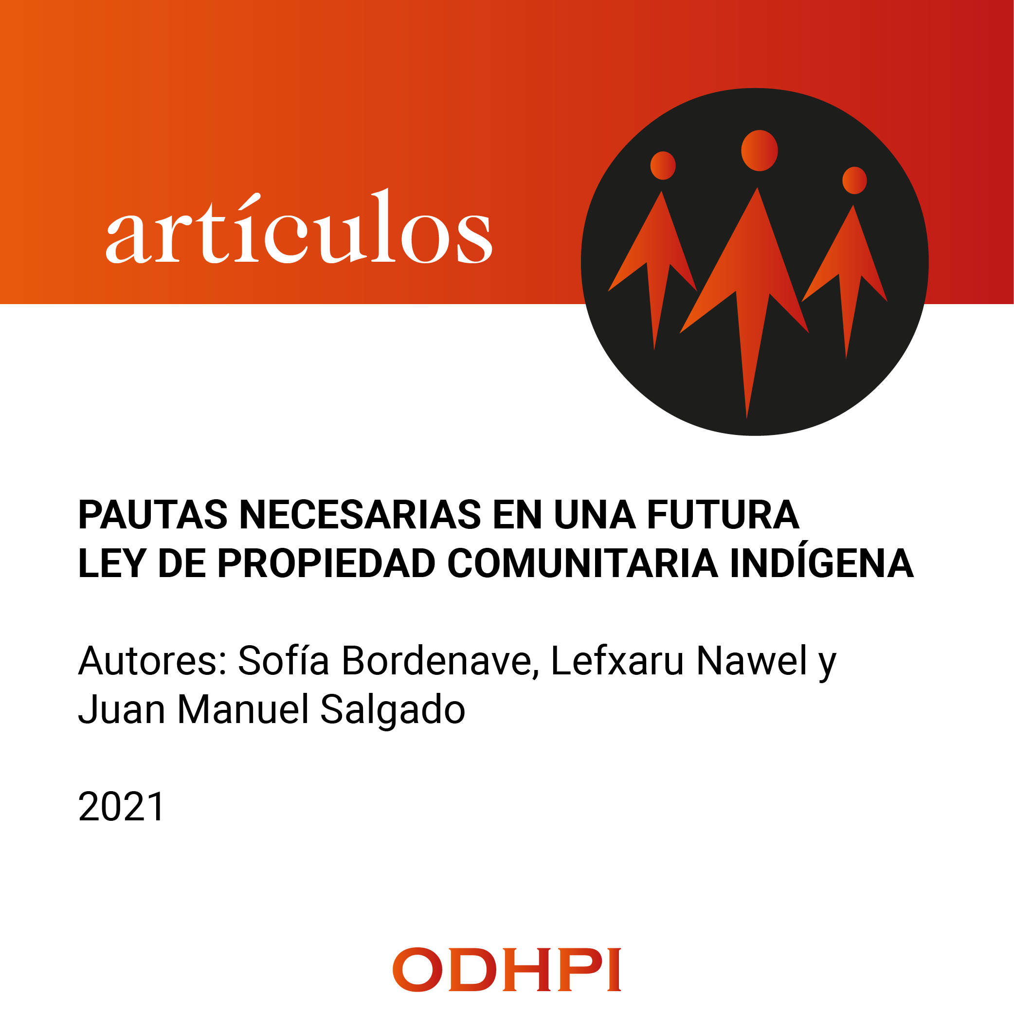Lee más sobre el artículo Pautas necesarias en una futura ley de Propiedad Comunitaria Indígena
