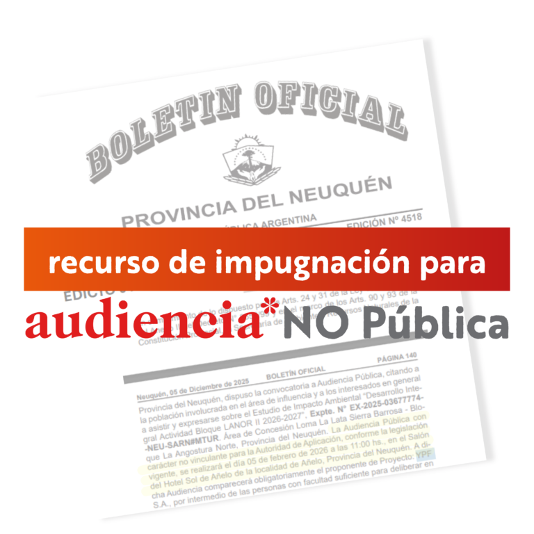 Lee más sobre el artículo Recurso de impugnación para audiencia NO pública